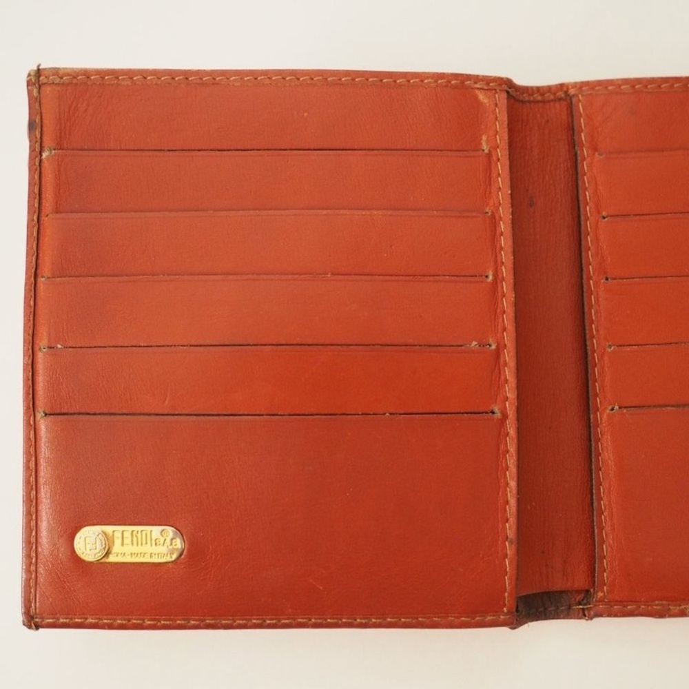 Fendi Pequin Stripe Bifold Wallet Vintage 1980s EUC - Picture 6 of 9